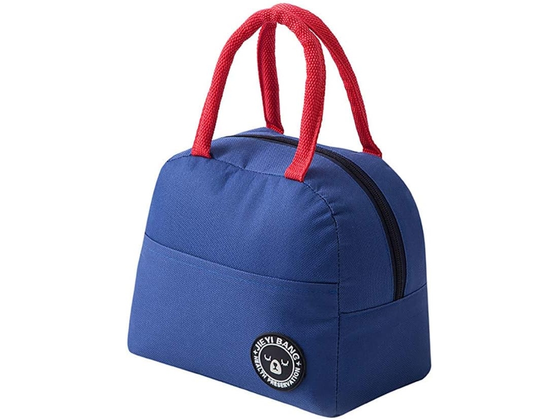 Bolsa Térmica Portátil para Almoço, com Zíper, Impermeável, em Tecido Oxford BRILVIBERA
