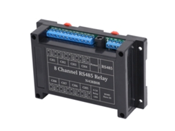 Laxiscreed Módulo De Relé 8 Canais Rs485 Rtu Dc 12v Para Câmeras De Segurança