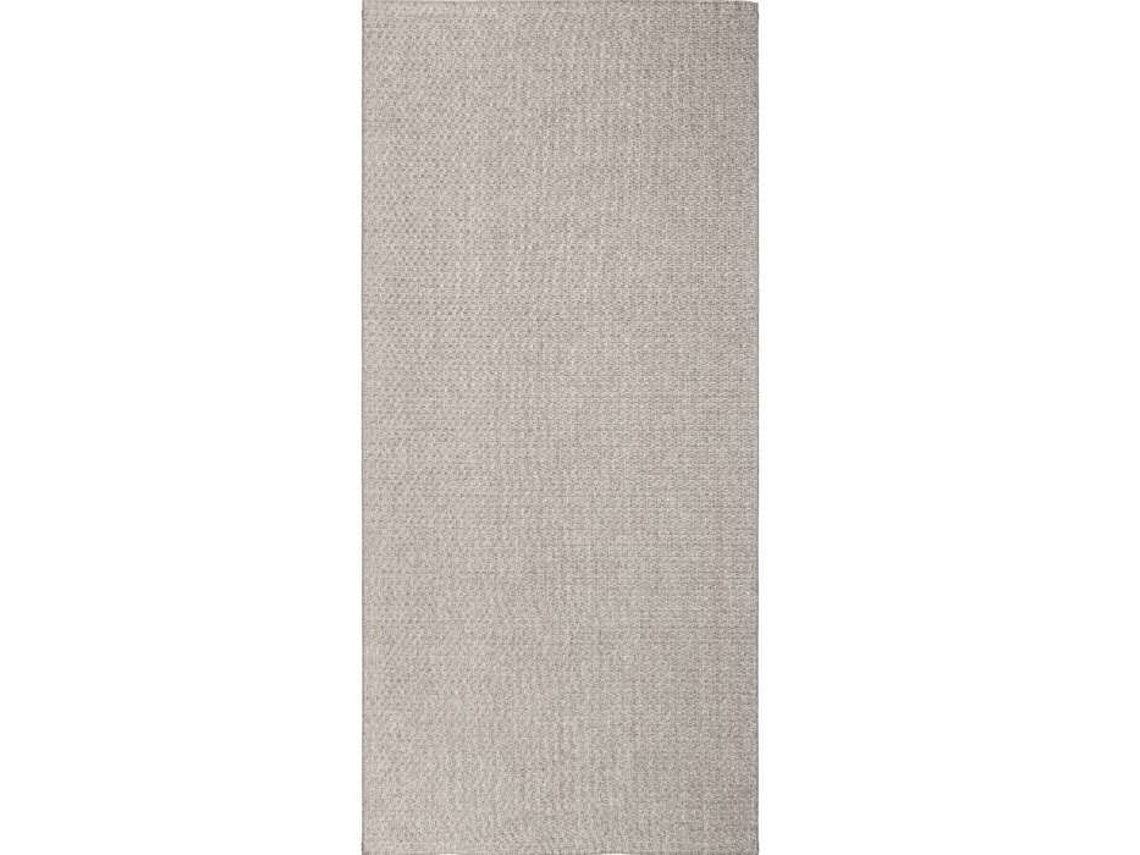 Tapete De Corredor Aspecto Juta Cinza 80x150