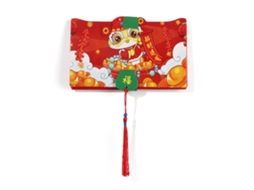 Carteira De Cartões Segurar Cartões Envelope Vermelho Plegável