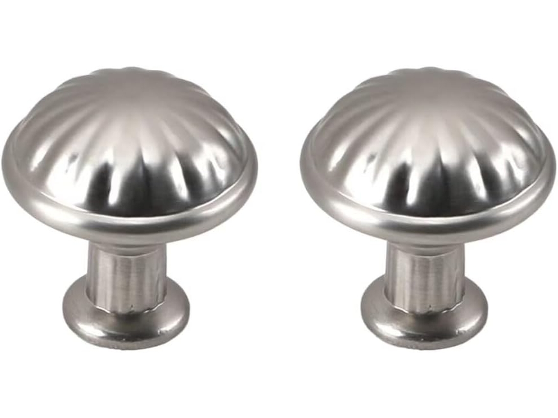 Conjunto De 2 Puxadores Redondos Para Gavetas E Armários Cozinha, Em Liga De Zinco Ideais Para Armários, Cômodas, Portas