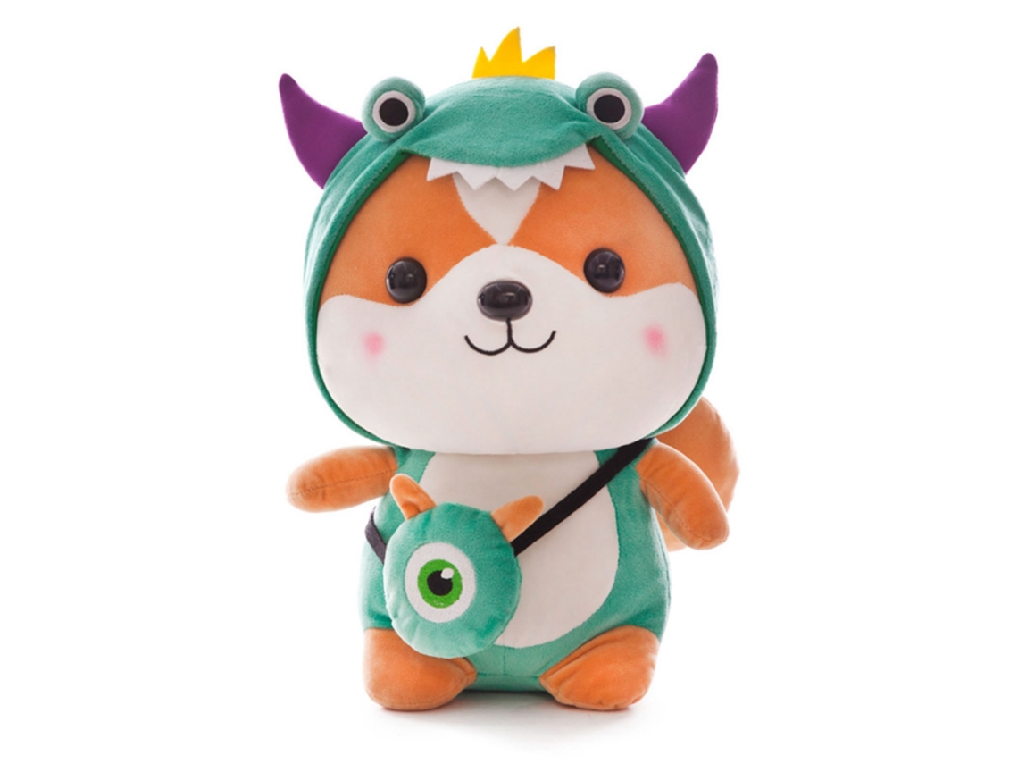 Primerox brinquedo de Pelúcia de Esquilo Animado Fofo Macio Soft Stuffed Animal Toy Decoração Verde 25cm