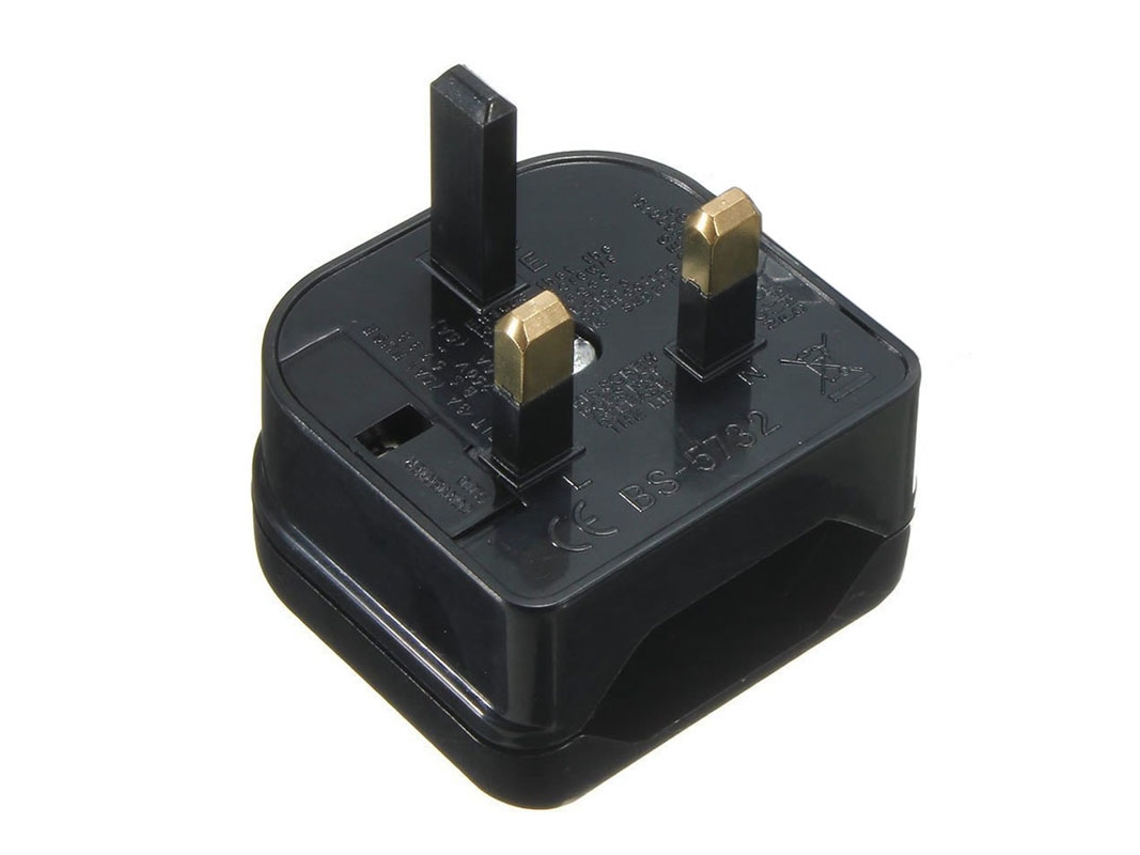 Adaptador De Tomada Europeia 2 Pinos, Adaptador De Tomada Europeia Da Ue Para Do Reino Unido, Carregador Elétrico