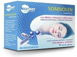 Suplemento Alimentar WAYDIET NATURAL PRODUCTS Somnolen Papoila (30 cápsulas)