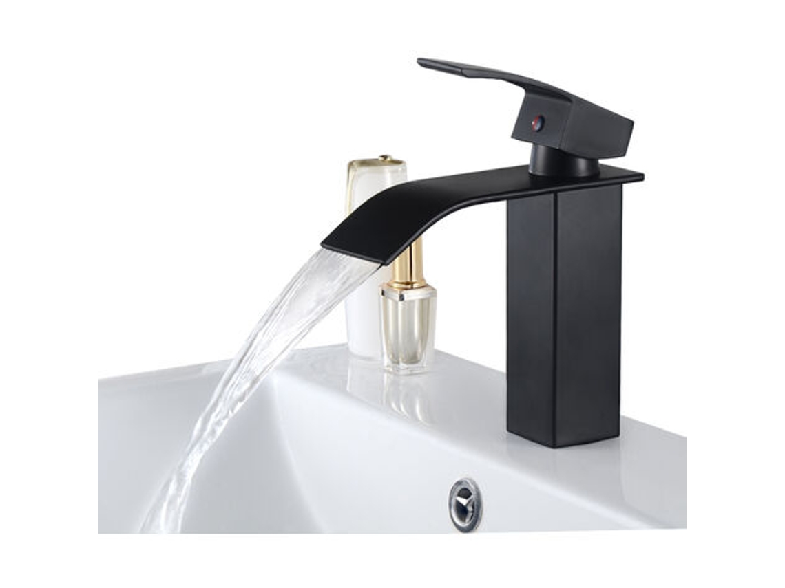 KOFIHETY Torneira Moderna Para Pia De Banheiro, Aço Inoxidável Sus304 Sem Chumbo Para Segurança, Design Ultrafino Em Cascata Adiciona Um Toque De Modernidade,