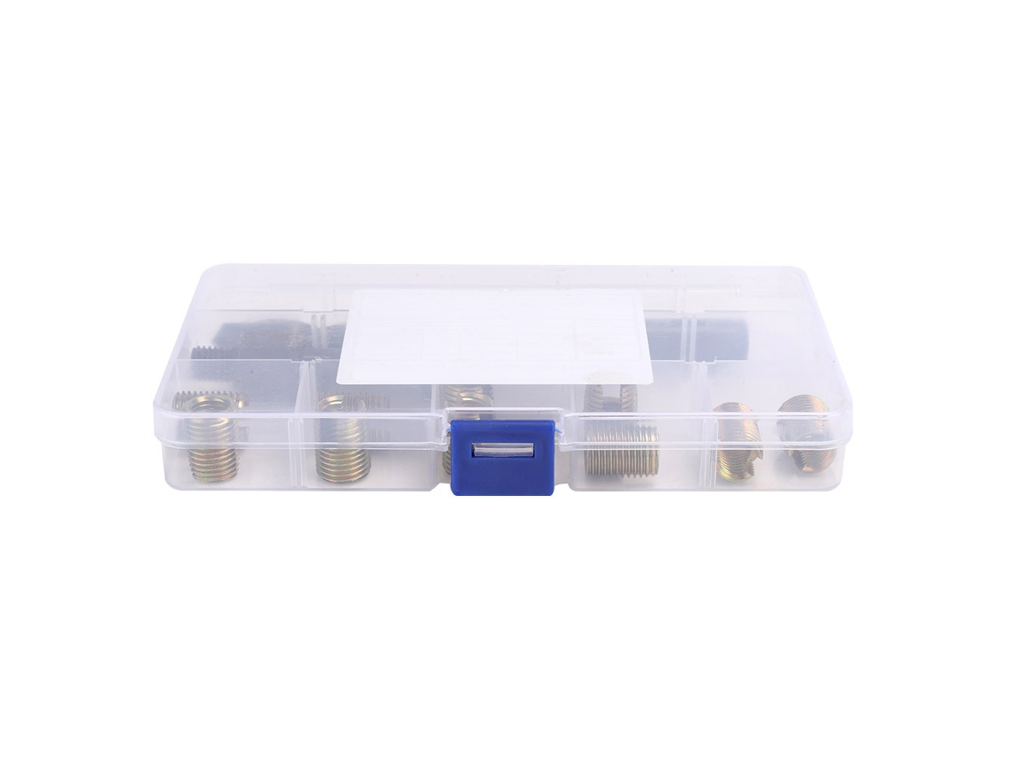 Conjunto De 12 Inserções De Fio Laxiscreed M1.0x1.5 Para Reparação De Fios Self-tapping