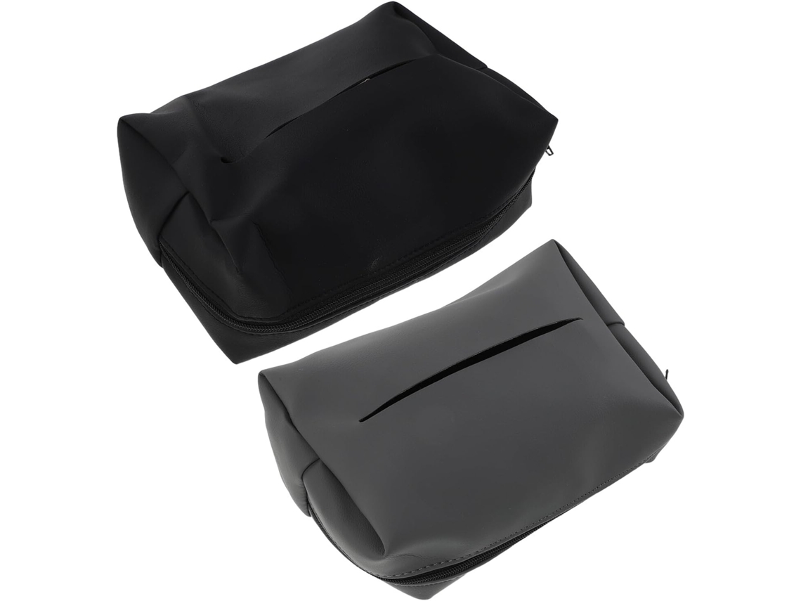 Conjunto De 2 Porta-lenços De Papel Para Carro Com Ventosas De Alta Resistência.