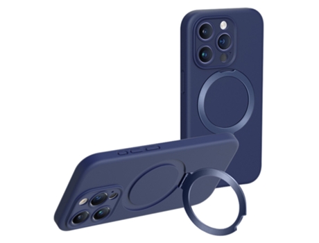 Suporte Casa Para Iphone 15 Pro Max Xundd Silicone Magnética Azul