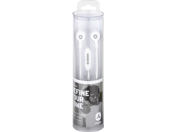 Auriculares com Fio GOODIS Com Microfone (In Ear - Microfone - Branco)