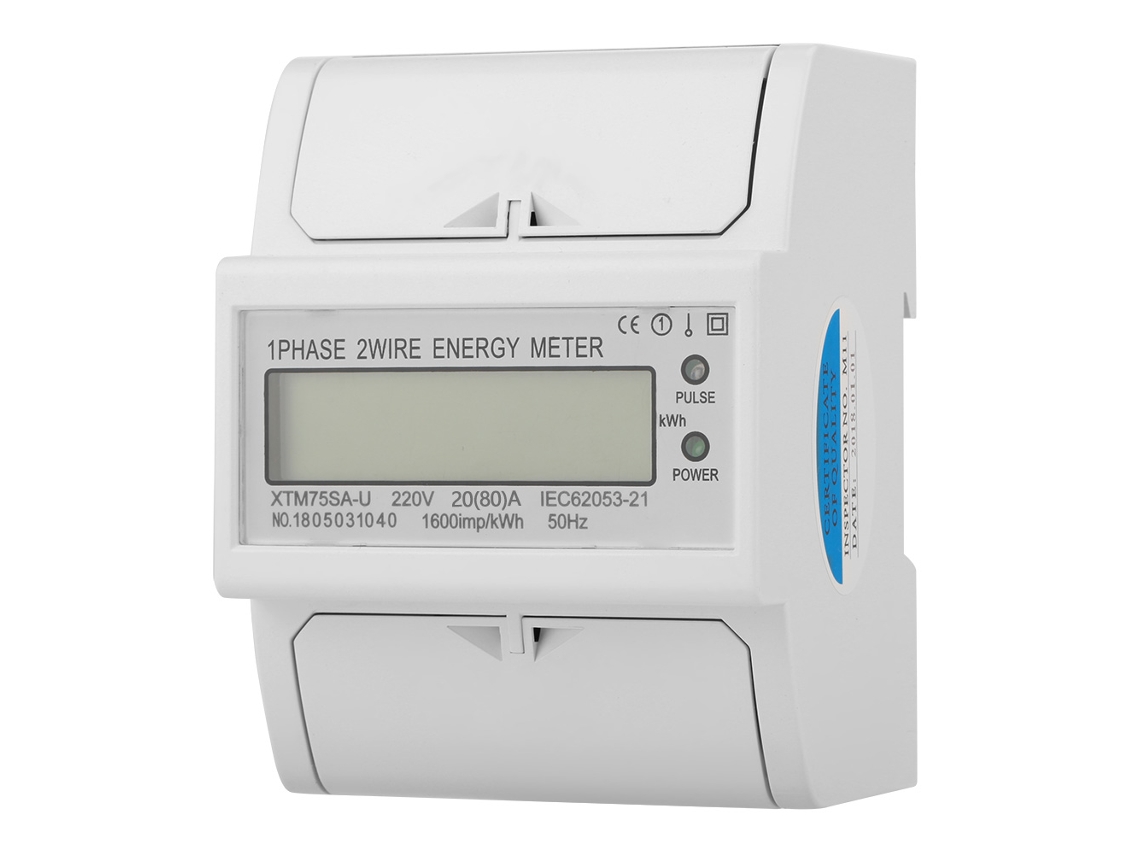 Medidor De Energia Elétrica Digital 220v 20 80a Sunflare