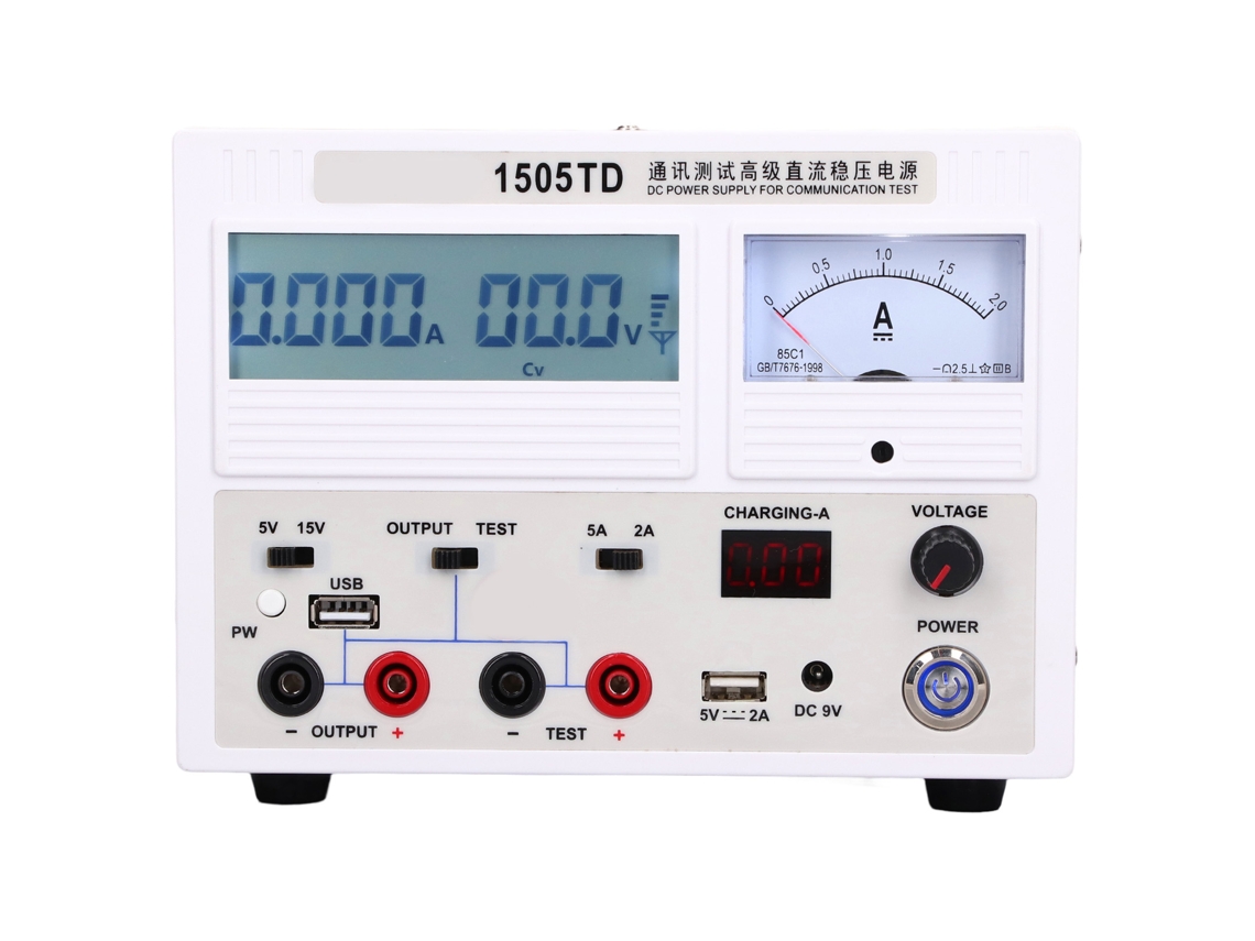 Fonte De Alimentação Dc Regulável Com Display Lcd