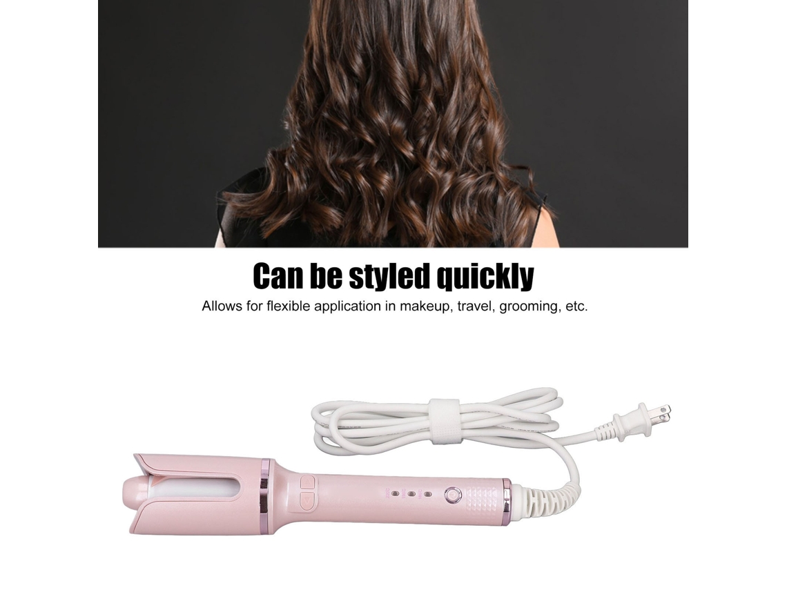 Chaveiro de Cabelo Íons Negativos 3 Níveis de Temperatura Rosa