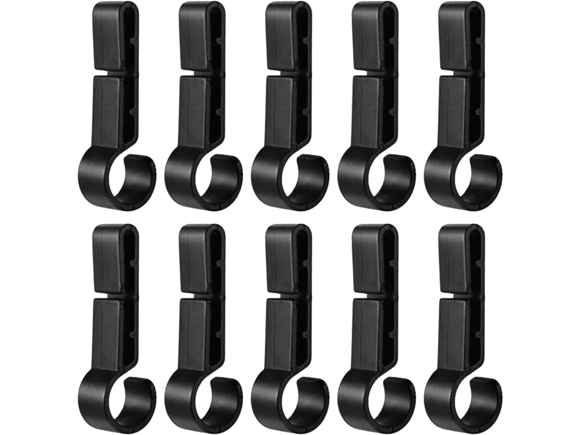Pacote Com 10 Clipes De Segurança Leves Para Capacete - Para Mineração E Construção.