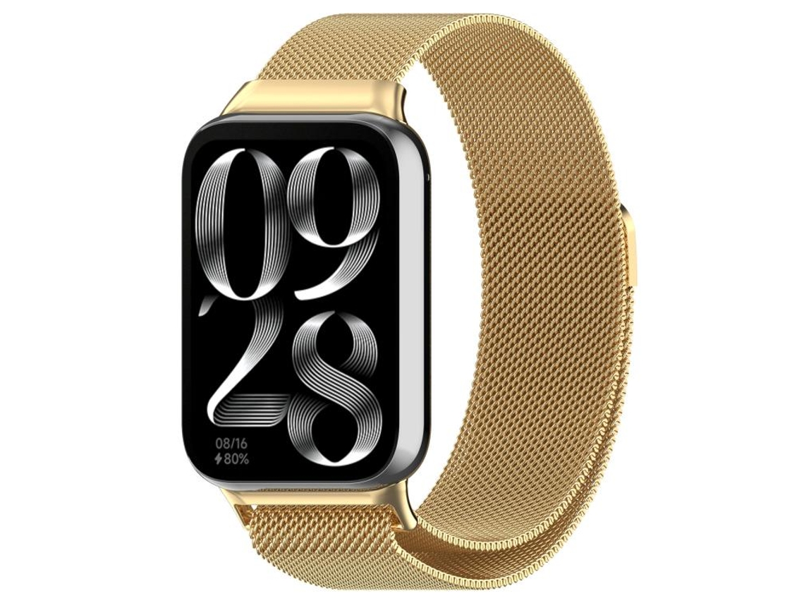 Bracelete para Samsung Galaxy Watch 7/6/5/4 loop nylon fivela magnética preto XIAOMOYU