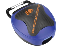Estojo para Proteção de Dentes SHOCK DOCTOR Mouthguard Case (Tam.: Único - Azul e Preto)