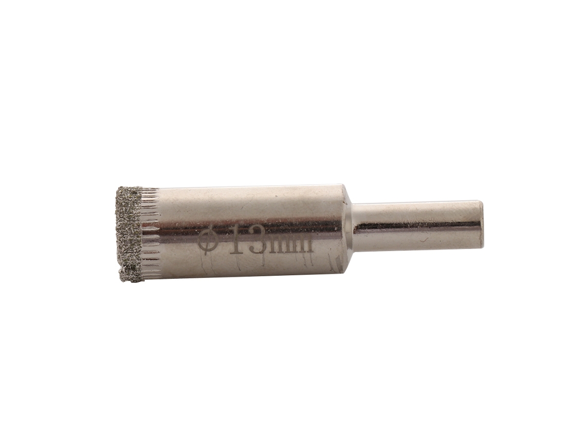 Broca de vidro eletrolisado de 13 mm para azulejos de cerâmica e vidro, alargador de furos diamantado, serra circular