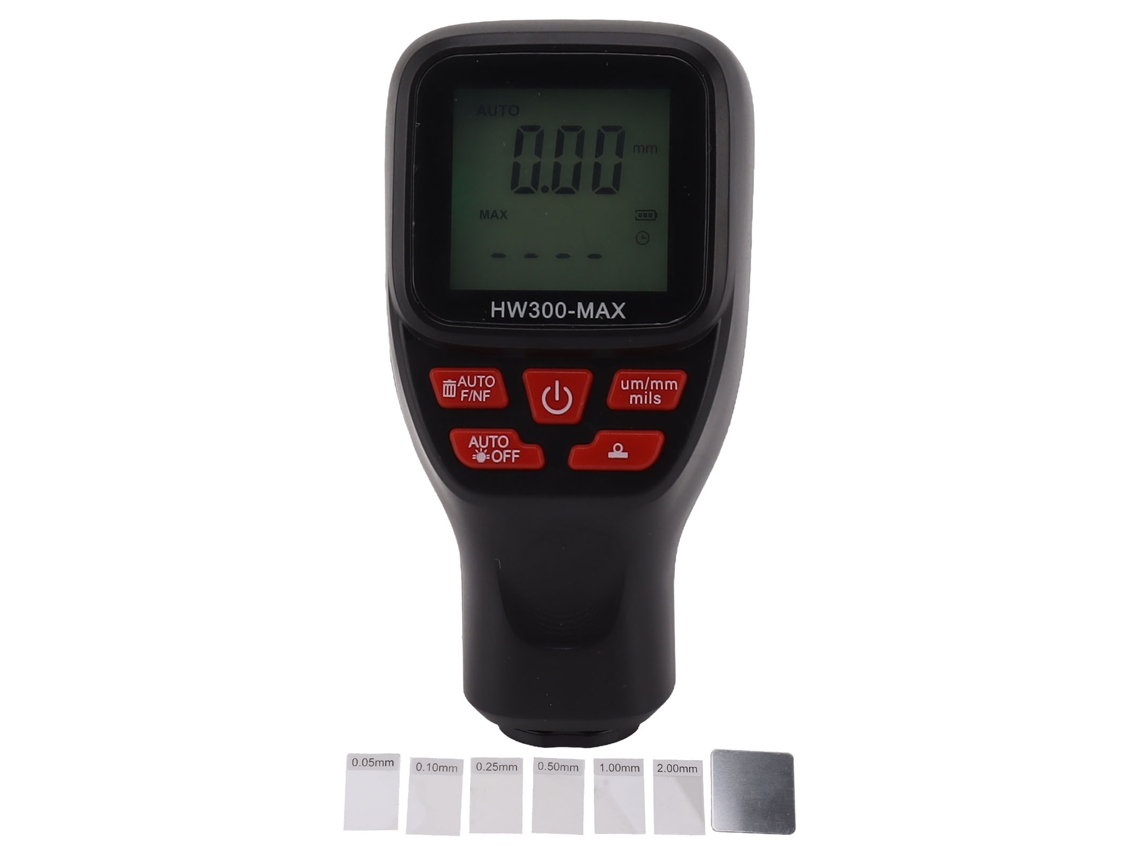 Medidor de Espessura de Pintura Automotiva Portátil 0-2000um com Precisão e Desligamento Automático com S/MARCA