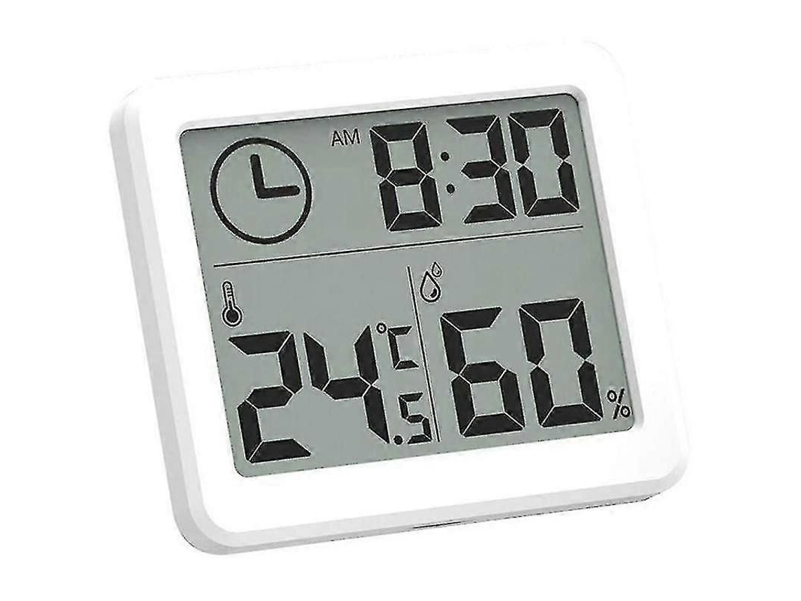 Termômetro E Higrômetro De Ambiente Com Tela Lcd Para Monitoramento De Temperatura E Umidade.