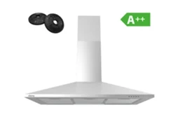 Exaustor Ciarra 90cm 370m³/h A++ Recirculação Com Filtros De Carvão (2 Peças) 3 Modos De Funcionament Inox 201ss90