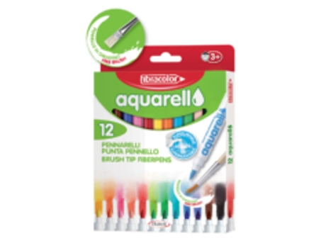 Marcador Fibracolor Aquarello 12Uni FIBRCOLOR