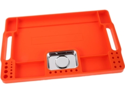 Organizador Flexível de Silicone com Bandeja de Aço Inoxidável Antiderrapante e Resistente a Altas Temperaturas. SFUSHOS