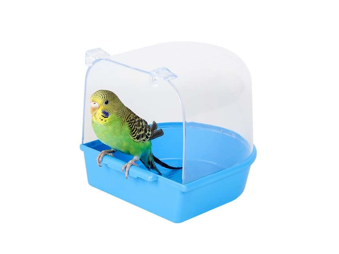 Caixa de Banho para Papagaio, azul AQUAFORGE