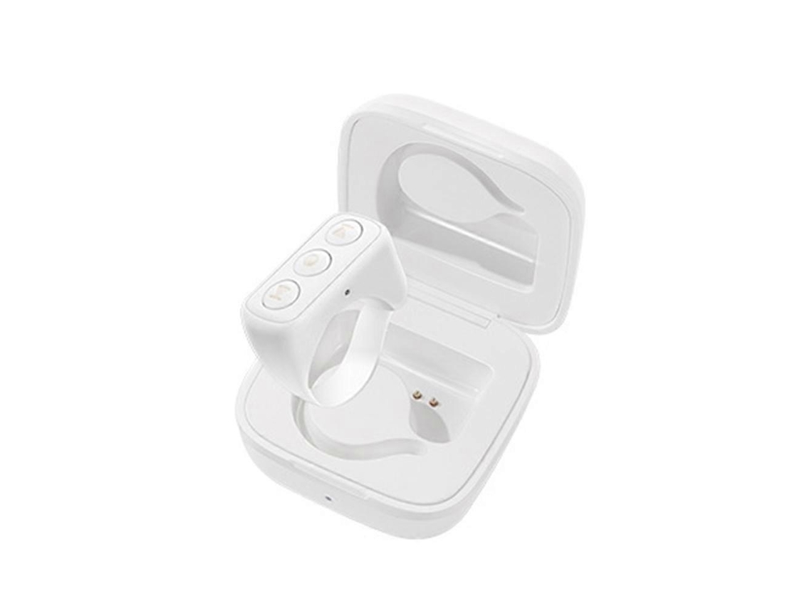 Controle Remoto Bluetooth Para Virar Páginas E Vídeo - Acessório De Rolagem Com Controle Remoto Branco_glo