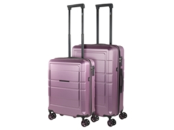 Conjunto de mala rígida JASLEN Oxford Purple Abs (42X66,5X25 Cm - 60L)