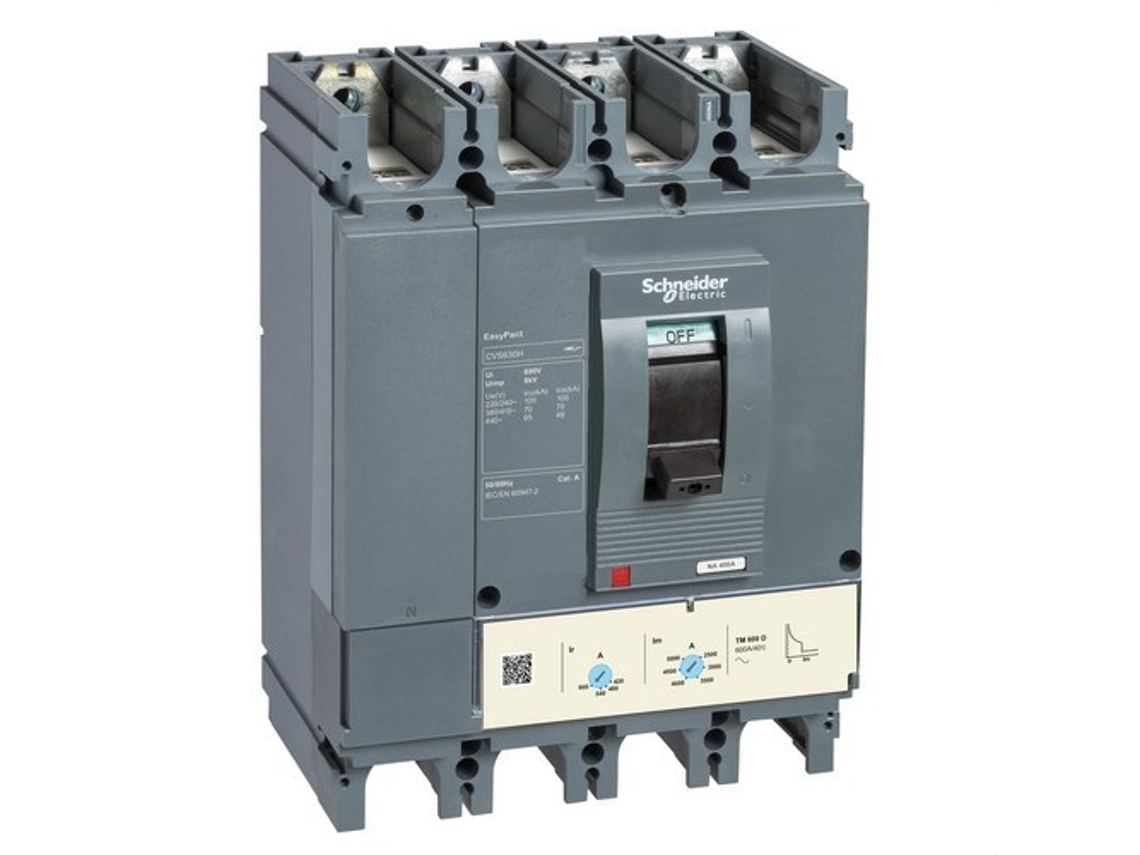 Disjuntor Cvs400F Ets 400A 4P 4R SCHNEIDER ELECTRIC