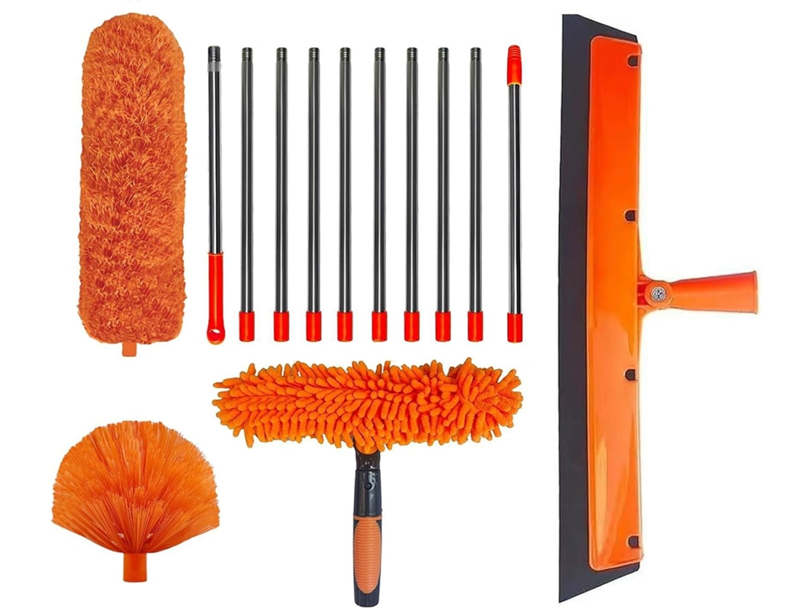 Espanador Multifuncional Ergonômico Com Cabo Extensível