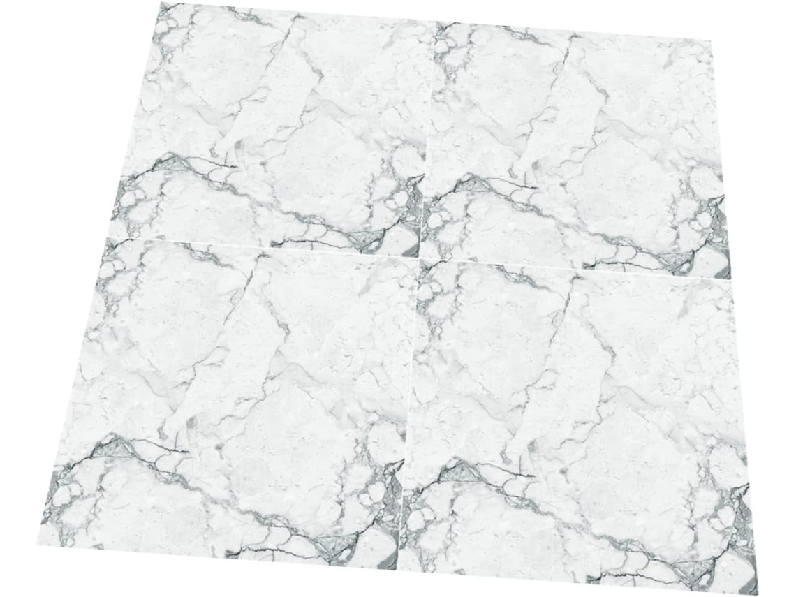 Conjunto De 4 Adesivos Decorativos Para Azulejos, Com Efeito Mármore, Para Sala De Estar E Banheiro.