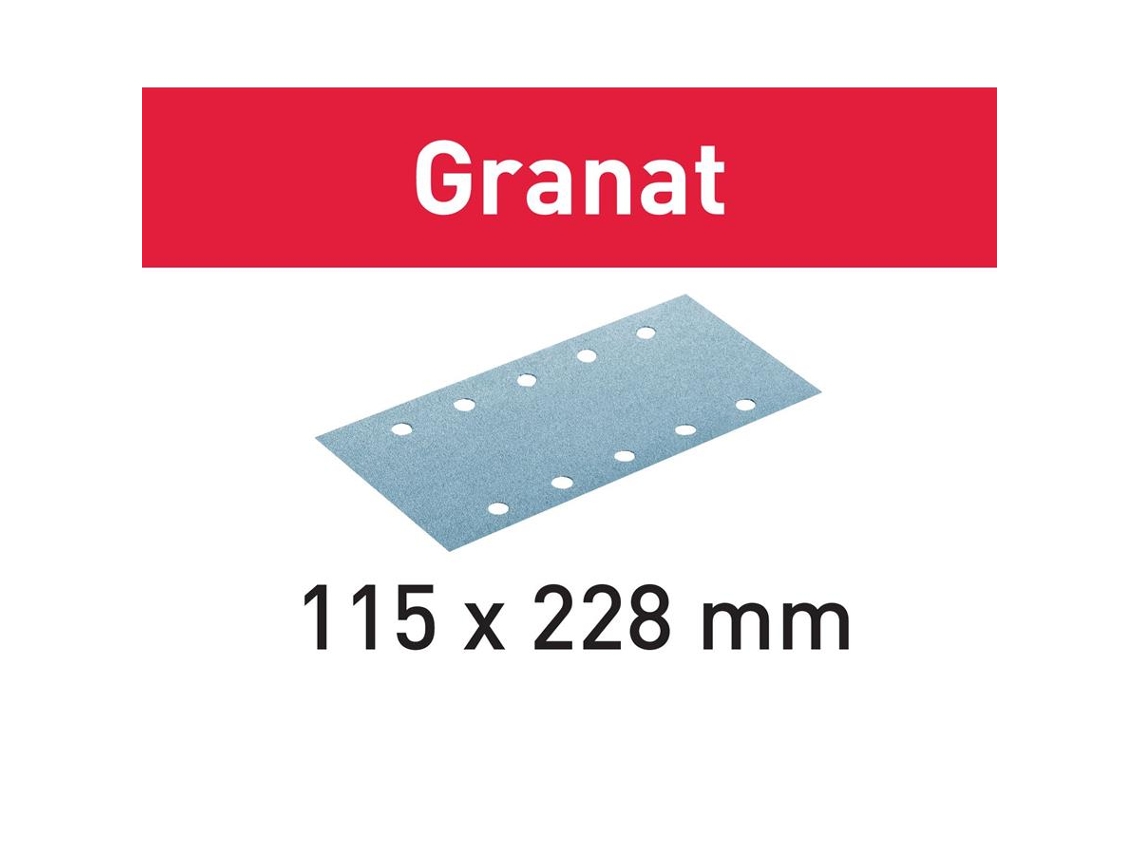 Folhas de Lixar Stf 115X228 Gr/50 Granat P40