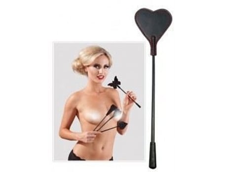 Poça Bimaterial Em Forma De Coração - Bad Kitty - 25 Cm - Preto