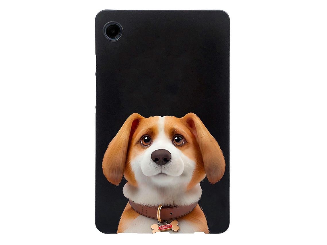 Capa Protetora Fina Em Tpu Com Estampa Para Samsung Galaxy Tab A9 Harrier Beagle Tuotuo