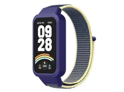 Pulseira De Nylon Com Capa Plástica Integrada Xdfind Para Xiaomi Smart Band 9 Active / Redmi Band 3