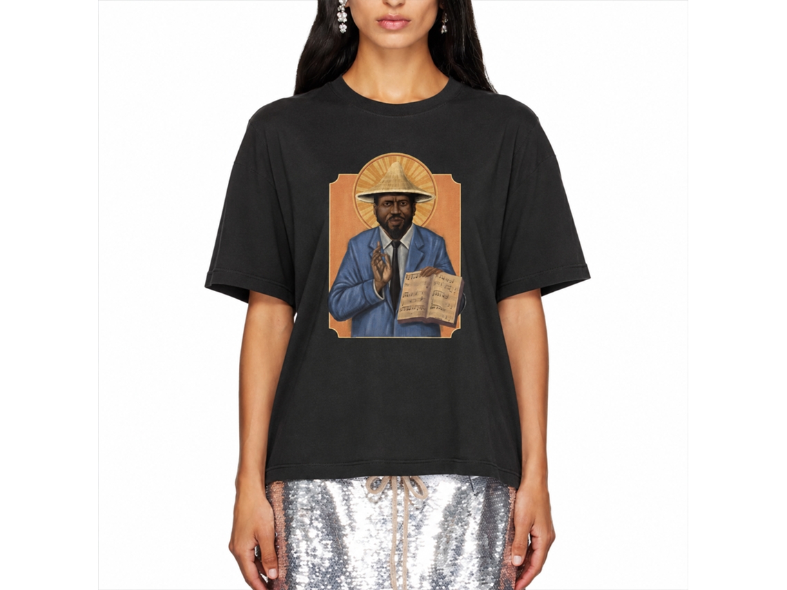 Camiseta Rockinstone Saint Monk, Camiseta The Jazz Estate, Estilo de Designer Exclusivo