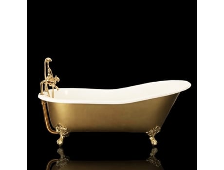 Banheira de Ferro Ashford Dourada 156 cm ROGIER & MOTHES