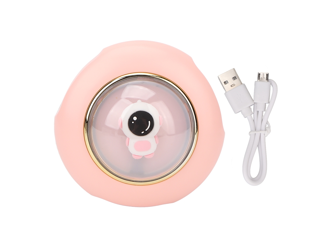 Aetheria aquecedor de Mãos Elétrico Recarregável 4000mah Portátil com Luz de Noite Rosa