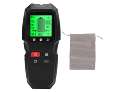 Detector de parede multifuncional 5 em 1 com display LCD alta precisão para metal, madeira e fios S/MARCA
