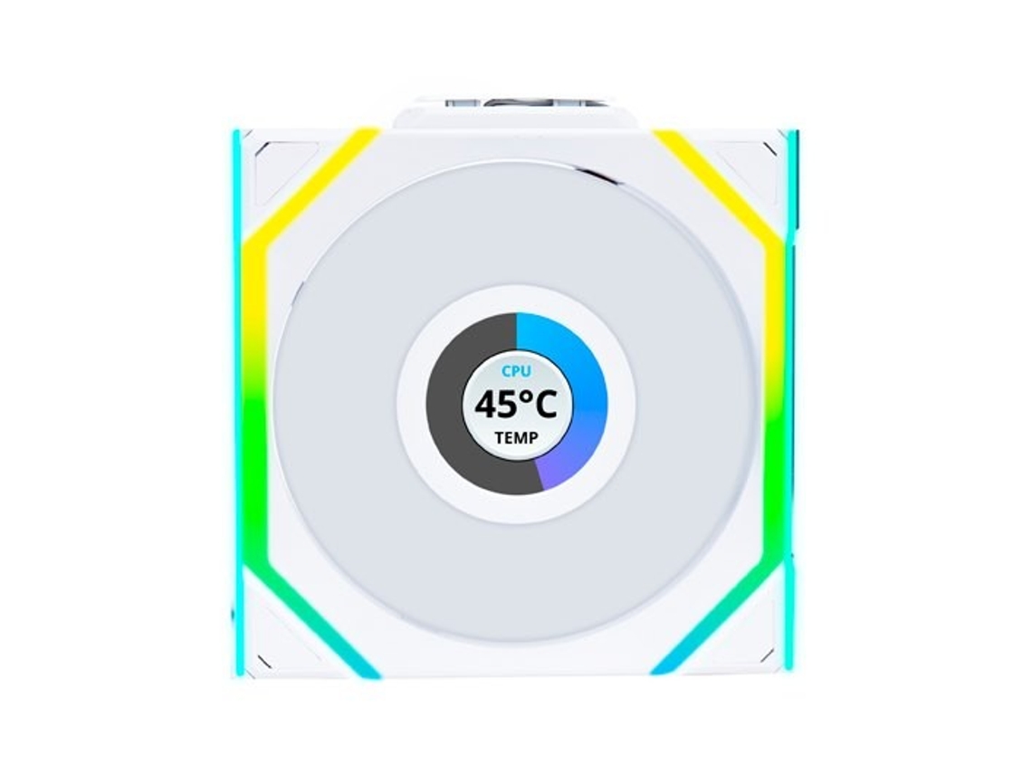 Ventilador 120x120 Lian Li Unifan Sl Wireless Lcd Branco