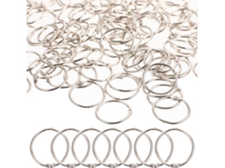 Anéis De Metal Abaodam Para Encadernação Cadernos, 25mm X 2, 2mm De Espessura, 60 Unidades, Anéis Redondos Reutilizáveis