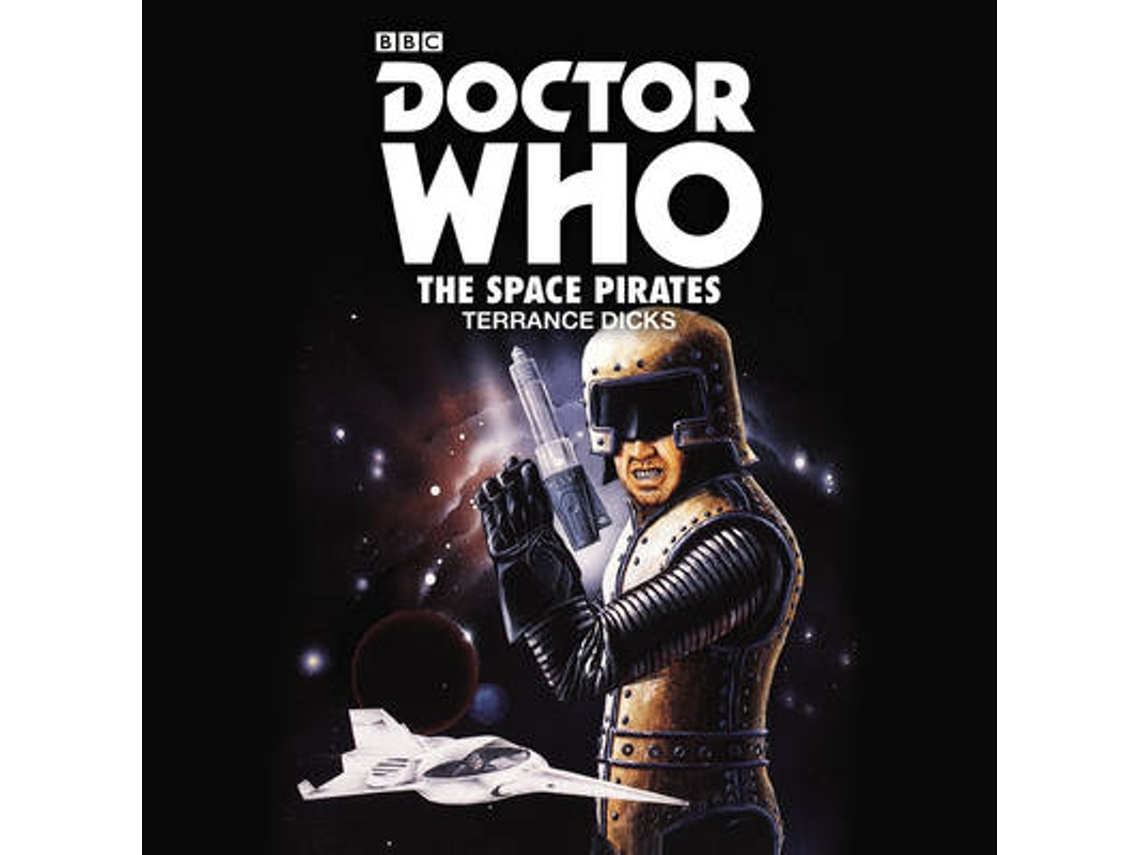Livro Doctor Who The Space Pirates de Terrance Dicks (Inglês)