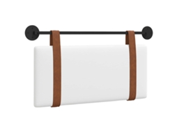 Cabeceira Suspensa Branco Pu Antigo MAISON EXCLUSIVE
