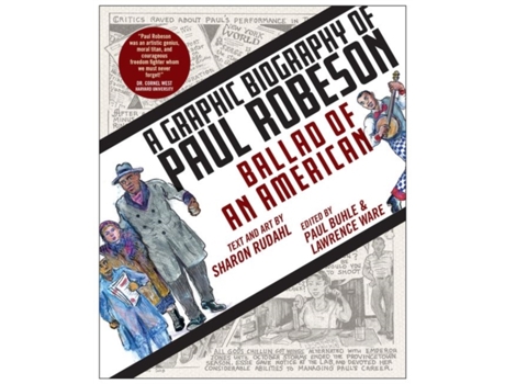 Livro ballad of an american de paul buhle,lawrence ware (inglês)