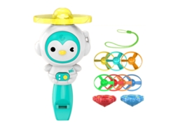 Mali peça de Sopro Libélula de Bambu Plástico Brinquedo Infantil Externo Iluminado para Crianças Azul