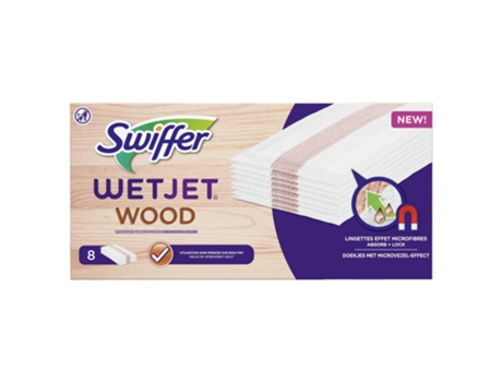 Recambios De Toallitas Efecto Microfibra Wet Jet Wood Swiffer