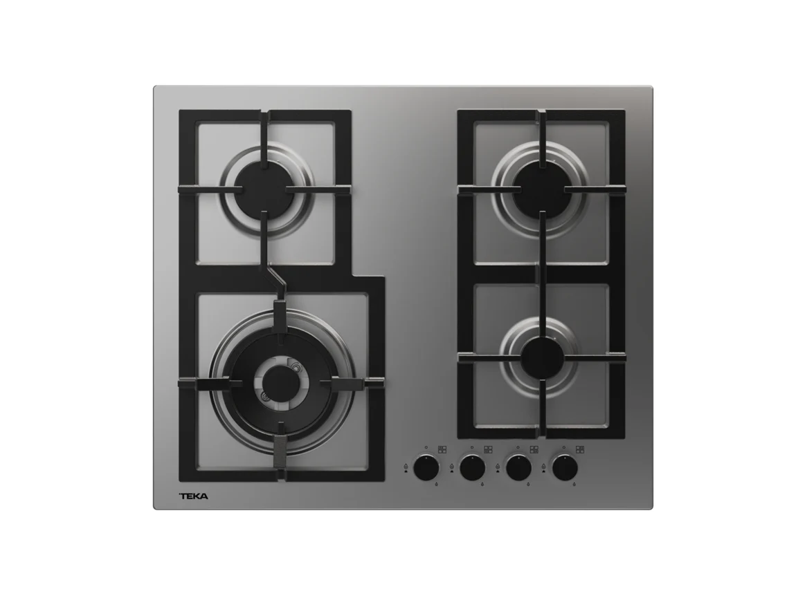 Placa de Gás TEKA EFX 60.1 4G AI AL DR CI (Gás Butano-Propano - 60 cm - Inox)