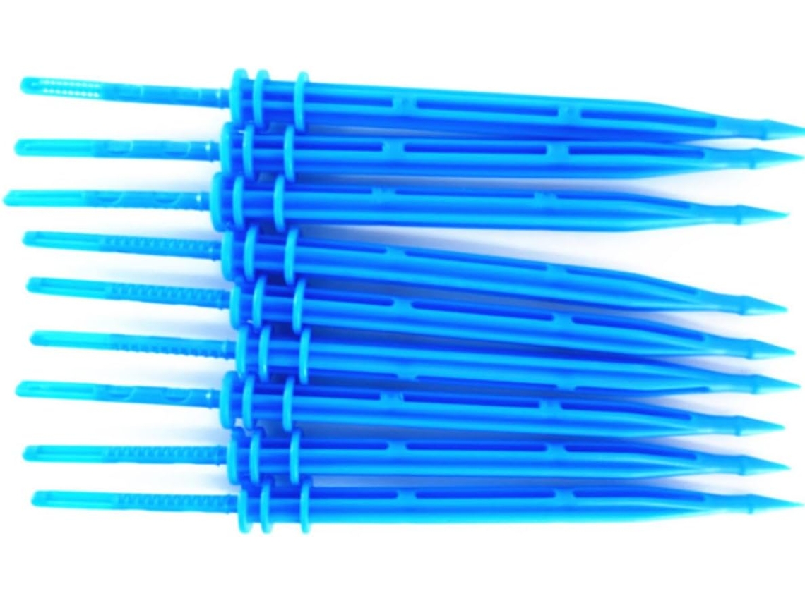 Kit de Irrigação Automática Inoomp, 50 Peças, Irrigação por Gotejamento, Plástico Azul, para Vasos de Plantas e Plantas CHABERLU