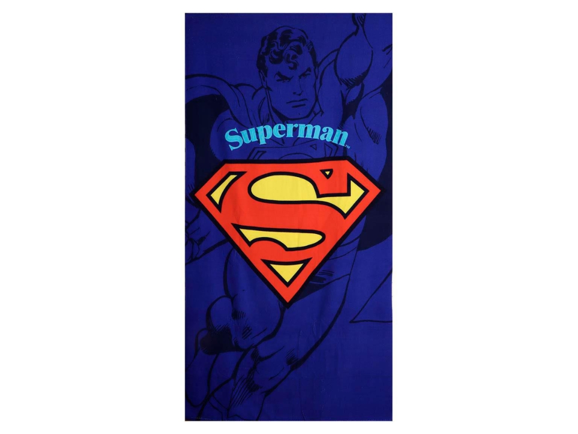 Toalha De Microfibra Com O Logotipo Do Superman, 180 X 90 Cm 86403