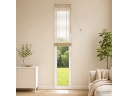 Vidaxl Cortina Veneziana Aparência De Carvalho 40 X 250 Cm 35 Mm